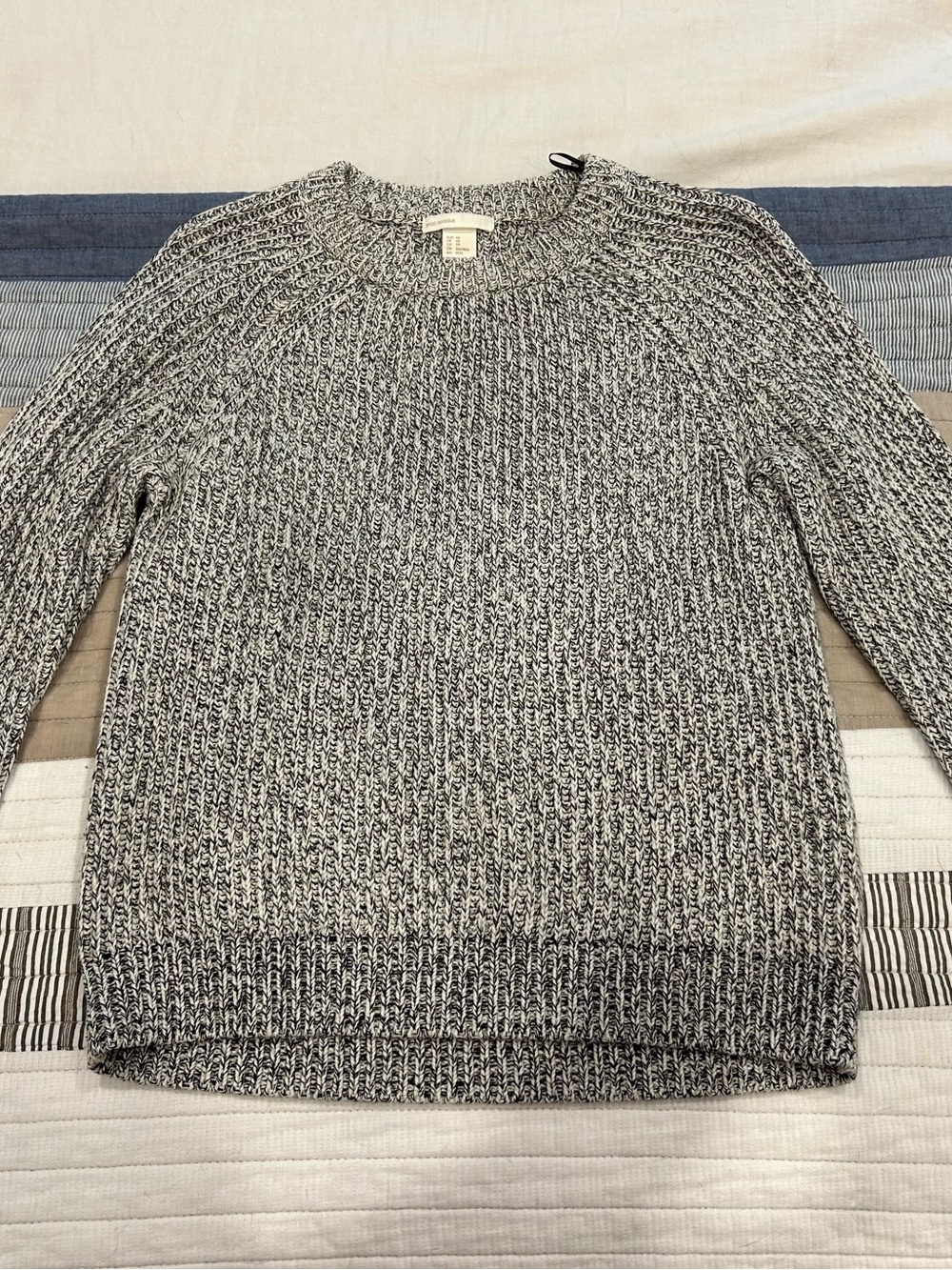 H&M Gray Marled Crewneck Sweater - Women